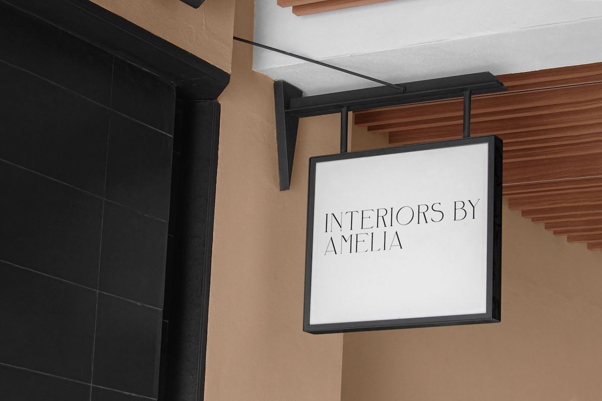 Interiors by Amelia Logo Design